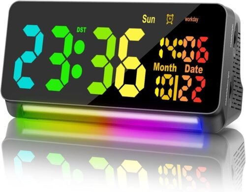120Db Super Loud Alarm Clocks for Heavy Sleepers Adults , 15 Wake up Sounds Alar