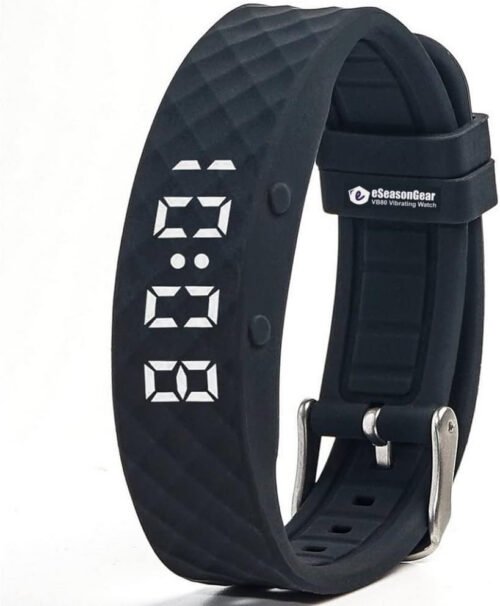 12 Alarm Vibrating Watch, Silent Vibration Shake Wake Medication Reminder