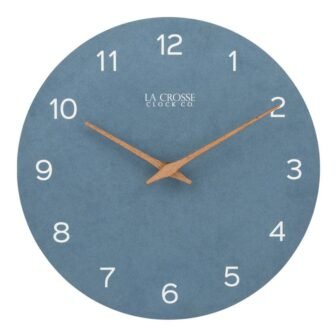 12 In. Blue Tahoe Quartz Analog Wall Clock