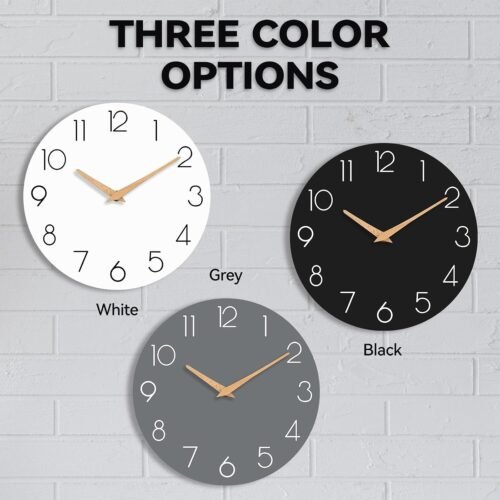 12 Inch New Large Wall Clock Glow In Dark Silent Quartz Indoor Outdoor