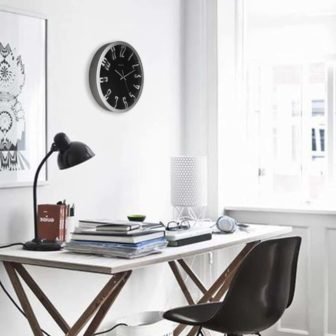 12 in. Metallic Wall Clock