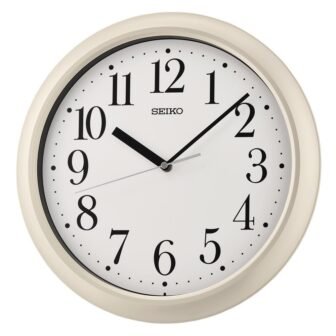 13 in. Yori Pearl Office Wall Clock
