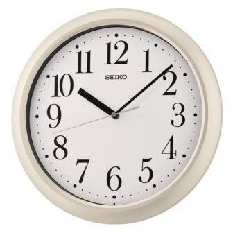 13 in. Yori Pearl Office Wall Clock