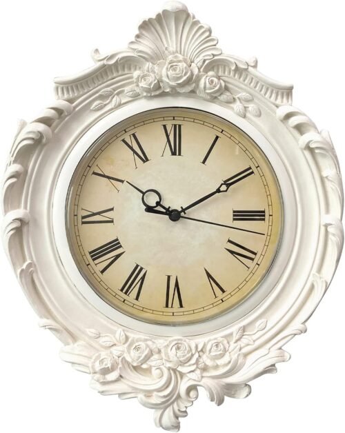 13X11 Inch Vintage Wall Clock, European Style Decorative Retro Wall Clock, Quali