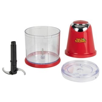 1400 W Red Salsa and Guacamole Chopper and Slicer