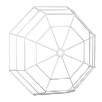 14.25 in. x 14.25 in., White, Protective Steel Damage Stopper for Clock/Bell...