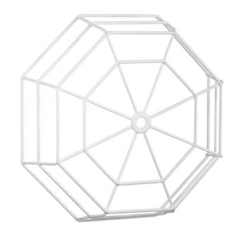 14.25 in. x 14.25 in., White, Protective Steel Damage Stopper for Clock/Bell...