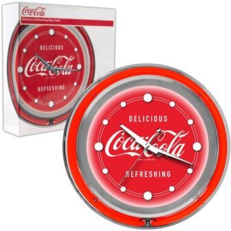 14 in. Coca-Cola Delicious Refreshing Neon Wall Clock