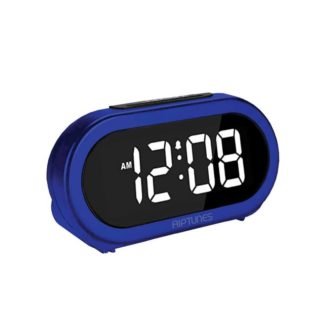 1.4 in. Digital Alarm Clock with 5 Alarm Sounds, Screen Dimmer -...