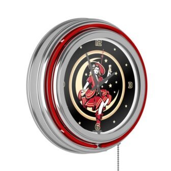 14 in. Miller High Life Girl in the Moon Vintage Neon Wall...