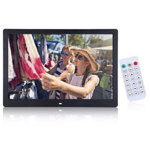 15.4In 1280*800HD Digital Frame Clock Player Album Remote Control