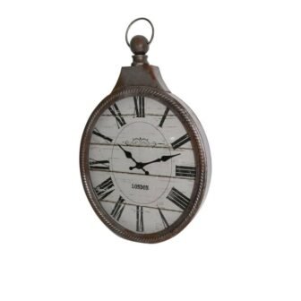 16.5 in. x 11.25 in. Conductors Pocket Watch Wall Clock