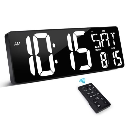 16.5" LED Timer Count Up/Down - XREXS Digital Wall Clock w/ Remote
