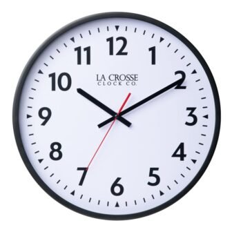 16 in. Commercial Silent Sweep Analog Quartz Wall Clock