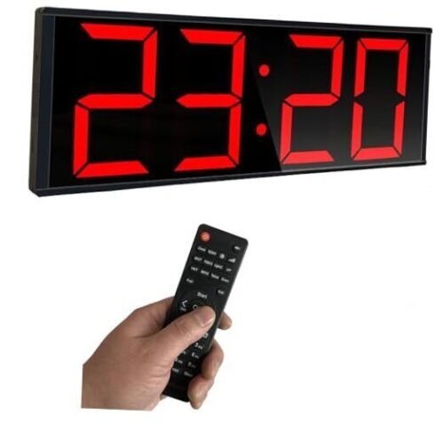 17.3'' Huge Digital Wall Clock, Home Gym Interval Workout Timers, with