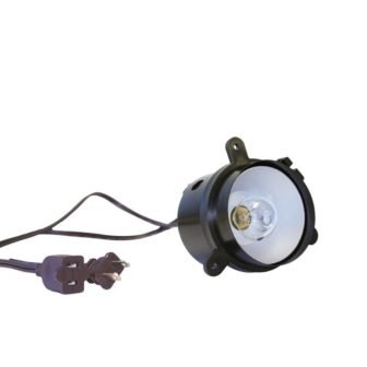 18/2 Black Furniture Incandescent Can Light with 2 ft. Male and Female...