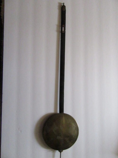 1870's SINGLE WEIGHT DRIVEN VIENNA REGULATOR WALL CLOCK PENDULUM