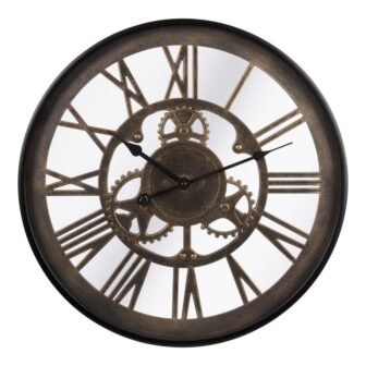 18 in. x 18 in. Bronze Kiera Grace Round Antique Tomos Decorative...