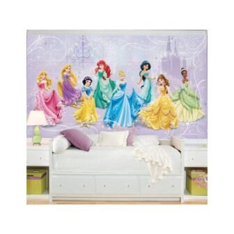 18 in. x 2.5 in. Disney Princess Royal Debut Wall Mural
