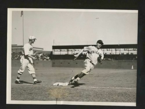 1936 BILLY HERMAN CHICAGO CUBS VINTAGE PHOTO BASEBALL HALL OF FAMER ORIGINAL