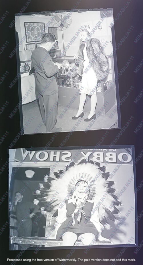 1945 HOBBY SHOW Old Photo Negative by famous photographer