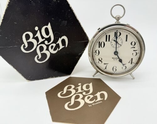 1970 Westclox Big Ben Style 1a Nickel Finish Alarm Clock #10045 Limited Edition