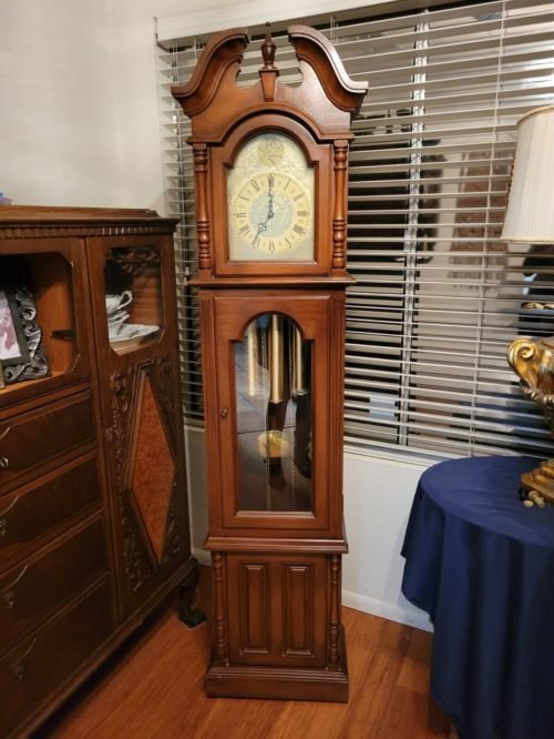 1976, Piper Floor Clock with Hermle Movement, Westminster Chime