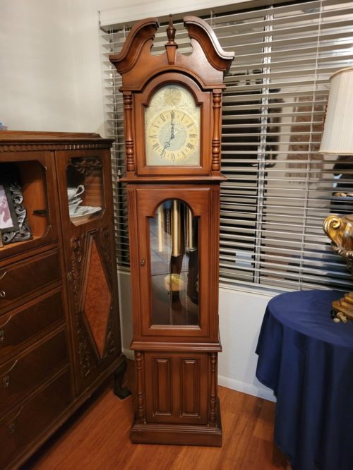 1976, Piper Floor Clock with Hermle Movement, Westminster Chime