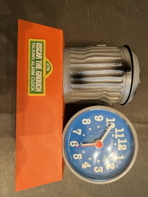 1977 Sesame Street Oscar the Grouch Talking Alarm Clock.