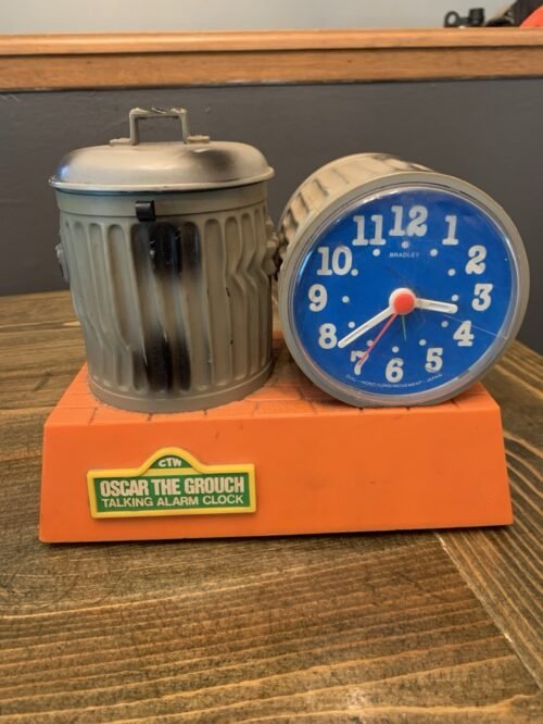 1977 Sesame Street Oscar The Grouch Talking Alarm Clock Does Not Talk