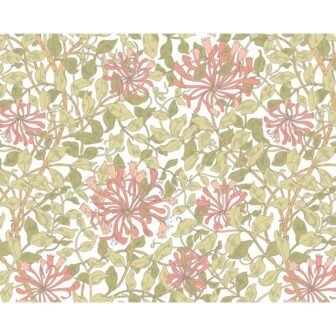 19.7 in. x 0.025 in. Pink Nature Origin Murals Honeysuckle Pink Wall...