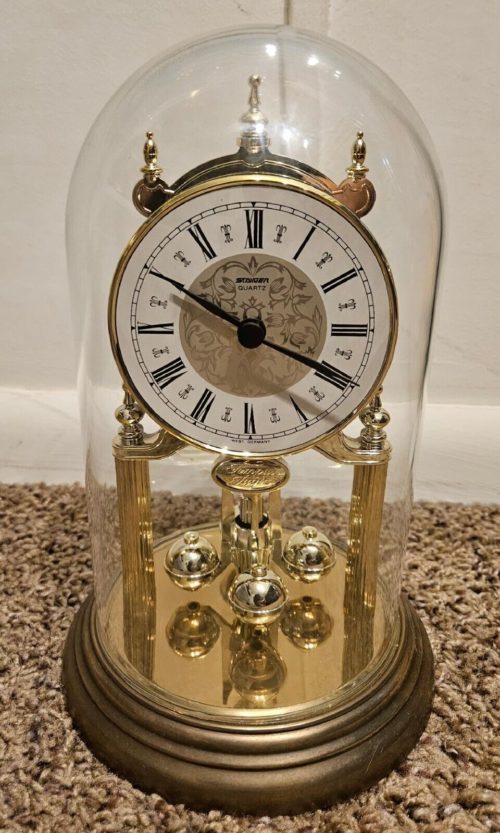 1980's BULOVA ANNIVERSARY MANTEL CLOCK
