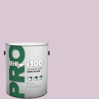 1 gal. #S110-2 Orchid Haze Semi-Gloss Interior Paint