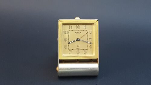 1: Restorers Smart 1950-60s Jaeger LeCoultre Travel Bedside/Desk Alarm Clock
