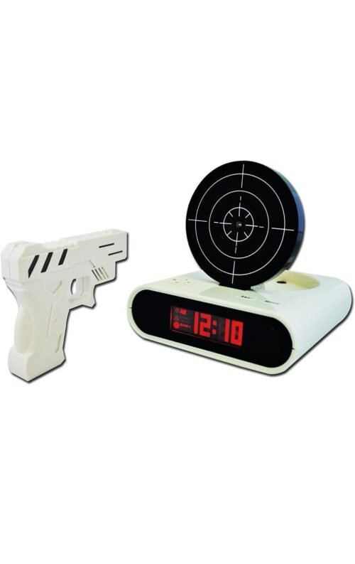 1Set Gun Alarm Clock / Shoot Alarm Clock / Gun O'Clock / Lock Load Alarm Clock