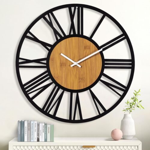 1st owned Oversized Wall Clocks for Living Room Decor- Modern 32 inches Silen...