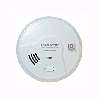 2-In-1 Smoke and Fire Alarm Detector Hardwired 10-Year Sealed Battery Backup Microprocessor...