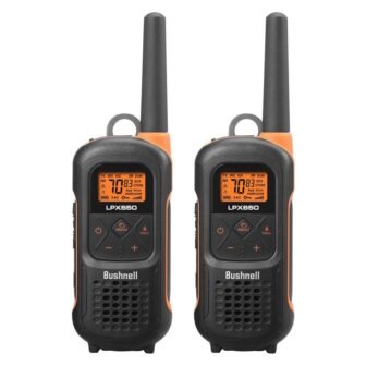 2-Watt Power 42 mile Range Floating 2-Way Radio (2-Pack) with Dock Charger