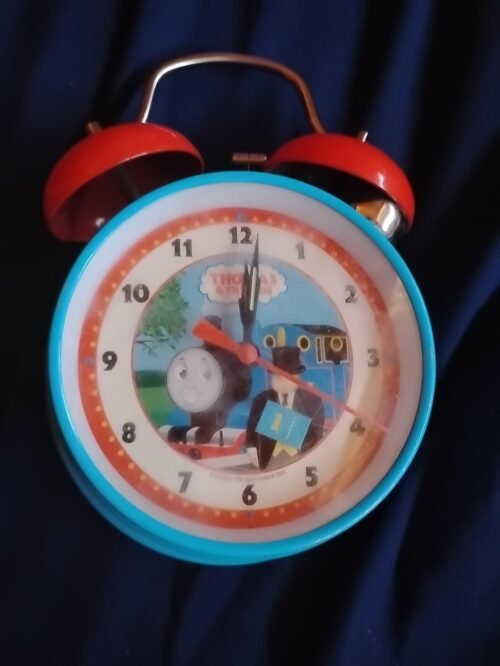 2001 THOMAS THE TANK ENGINE & FRIENDS Working Twin Bell Alarm Clock (SEE PICS)