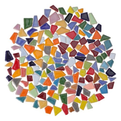 200 G Tiles for Crafts Mosaic Kit Adult Irregular Shape Child Ceramic