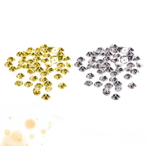 200 Pcs Useful Insignia Clutches Pin Backs Replacement Hat Tie Tacks