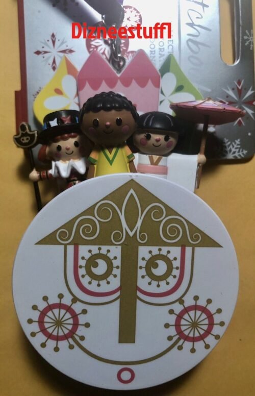 2023 Disney Parks It’s A Small World Attraction Clock Christmas Ornament New