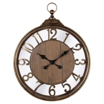 20.5 in. x 20.5 in. Gold Kiera Grace Round Antique Jared Decorative...