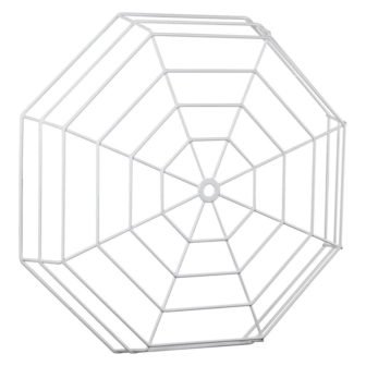 20.75 in. x 20.75 in. White Protective Steel Damage Stopper for Clock/Bell...