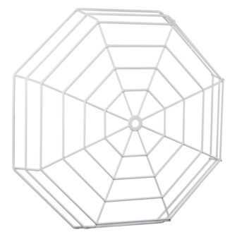 20.75 in. x 20.75 in. White Protective Steel Damage Stopper for Clock/Bell...