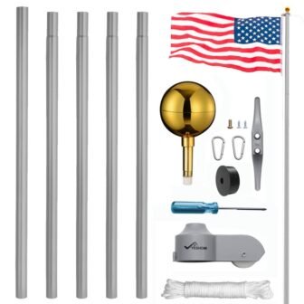 20FT Aluminum Flag Pole