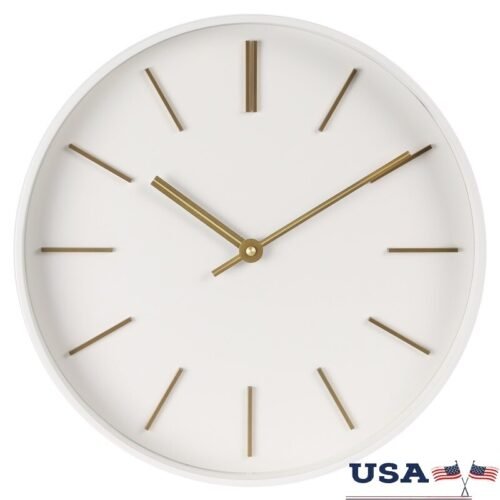 20 Inch Modern Geometric Wall Clock Silent Non Ticking Battery Operated Decor US