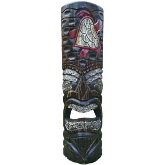 20 in. Tiki Masks Happy God Garden Tropical Decor