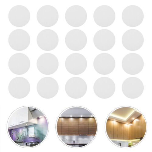 20pcs Downlight Shading Plate Round Plastic Cover Recessed Light Diffusion