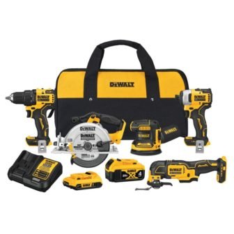 20V MAX XR Cordless 5 Tool Combo Kit with (1) 20V 4.0Ah...